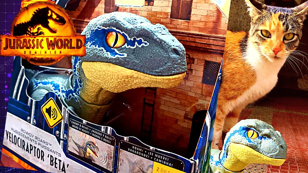 Jurassic World Dominion Uncaged Velociraptor Beta toy Review THE BEST PET EVER !  Rowdy Roars