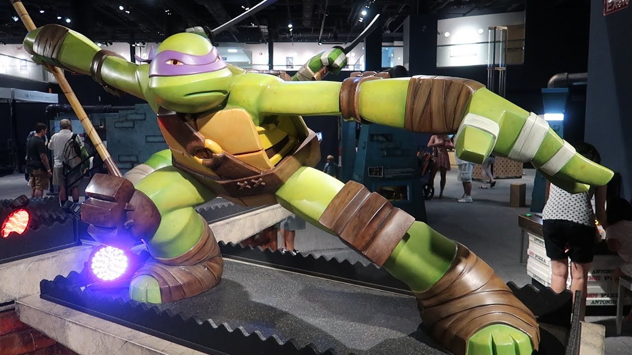 The Teenage Mutant Ninja Turtles: Secrets Of The Sewer Exhibit At The Orlando Science Center!