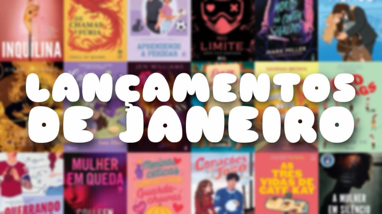 ✨LANÇAMENTOS LITERÁRIOS DE JANEIRO (2026) || falando sobre alguns livros que vem aí em janeiro📚