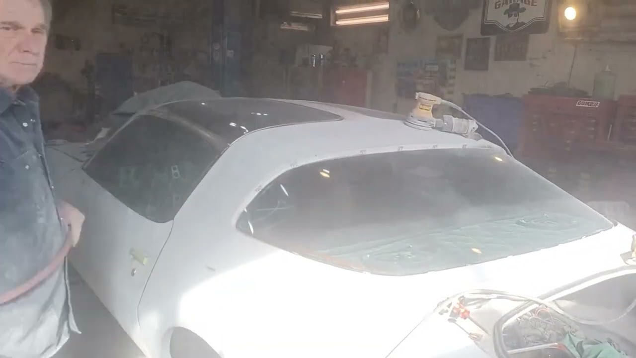 Trans Am 1978 года выпуска... Кузовные работы, маскировка и удаление химической краски!