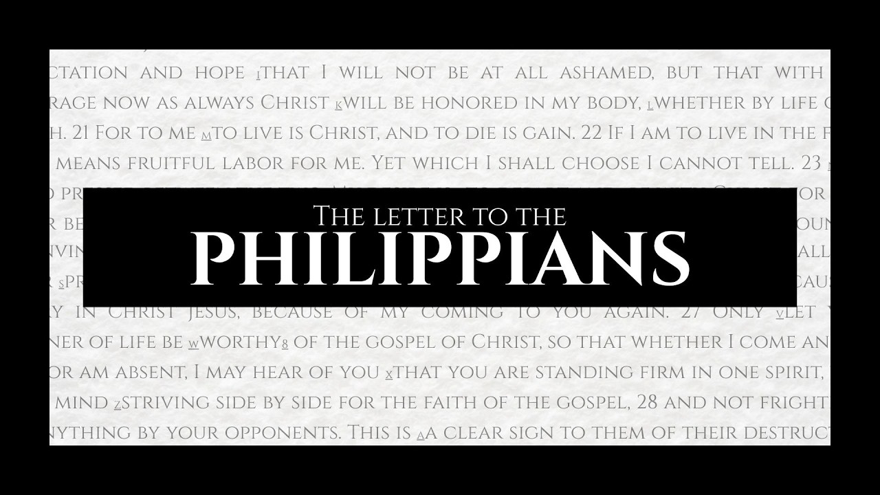 Foundations Yth | Philippians Week 2