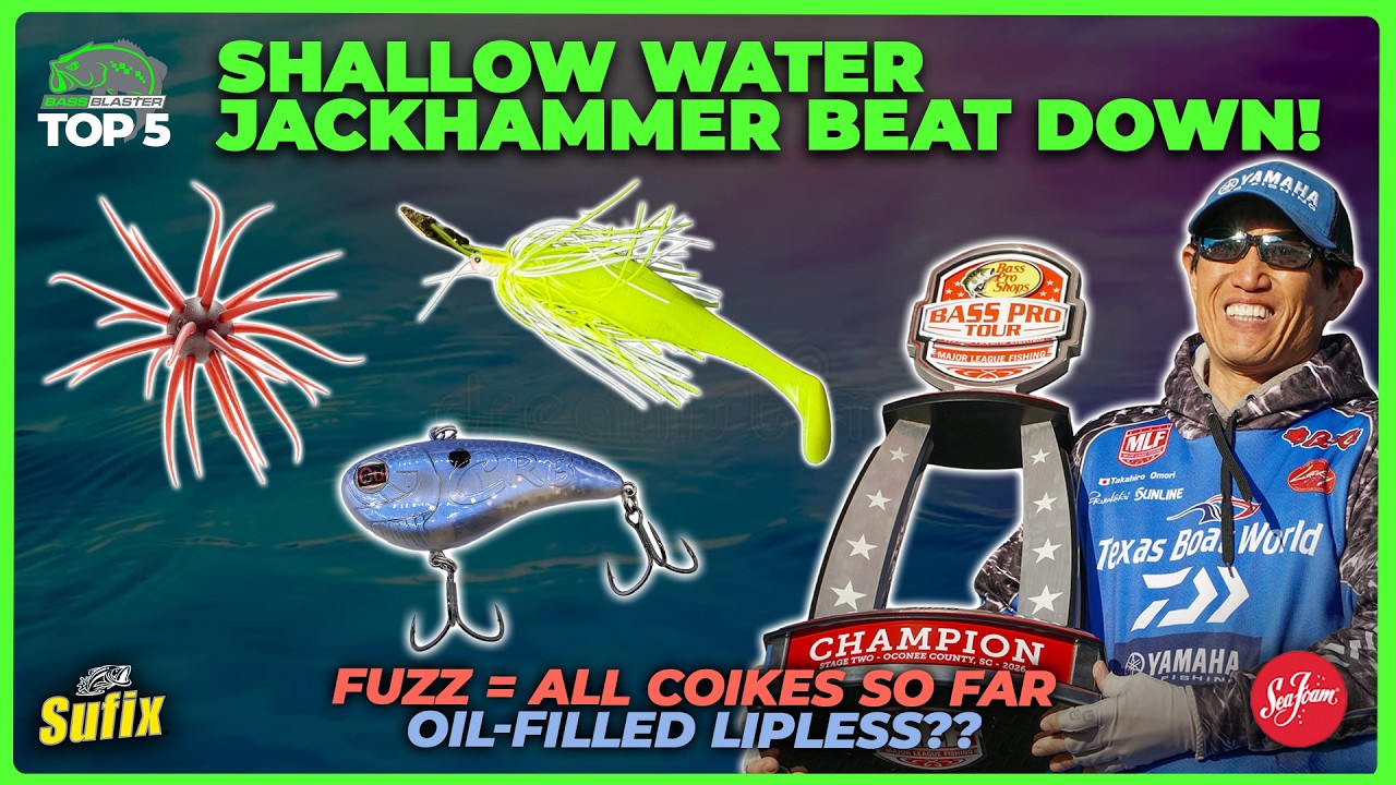 Tak brutalized 'em! Oil filled lipless? Bama Stroll? Top 5 of the Week in Bass Fishing