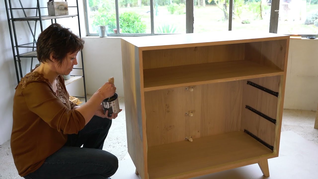 Présentation de la peinture Paillette spéciale meuble