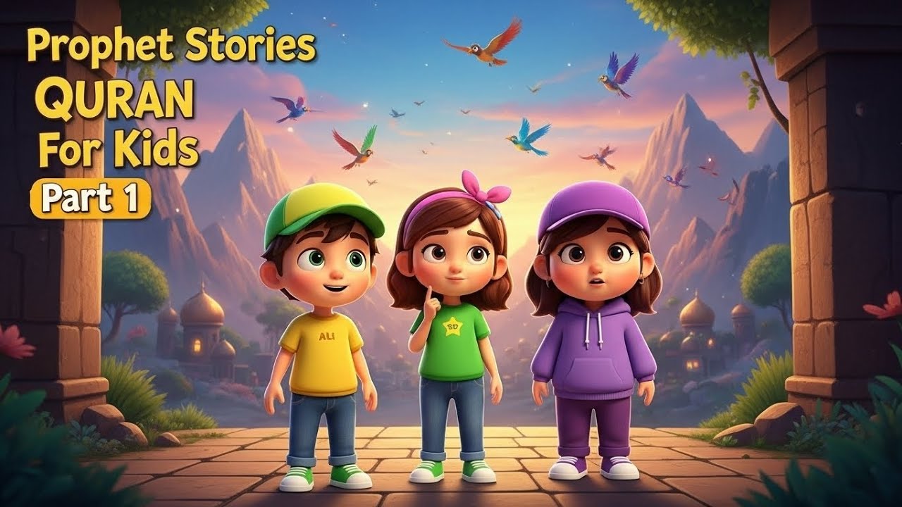 Hazrat Dawood (A.S) – Prophet, King & Wise Leader | Quran Story for Kids | Islamic Cartoon