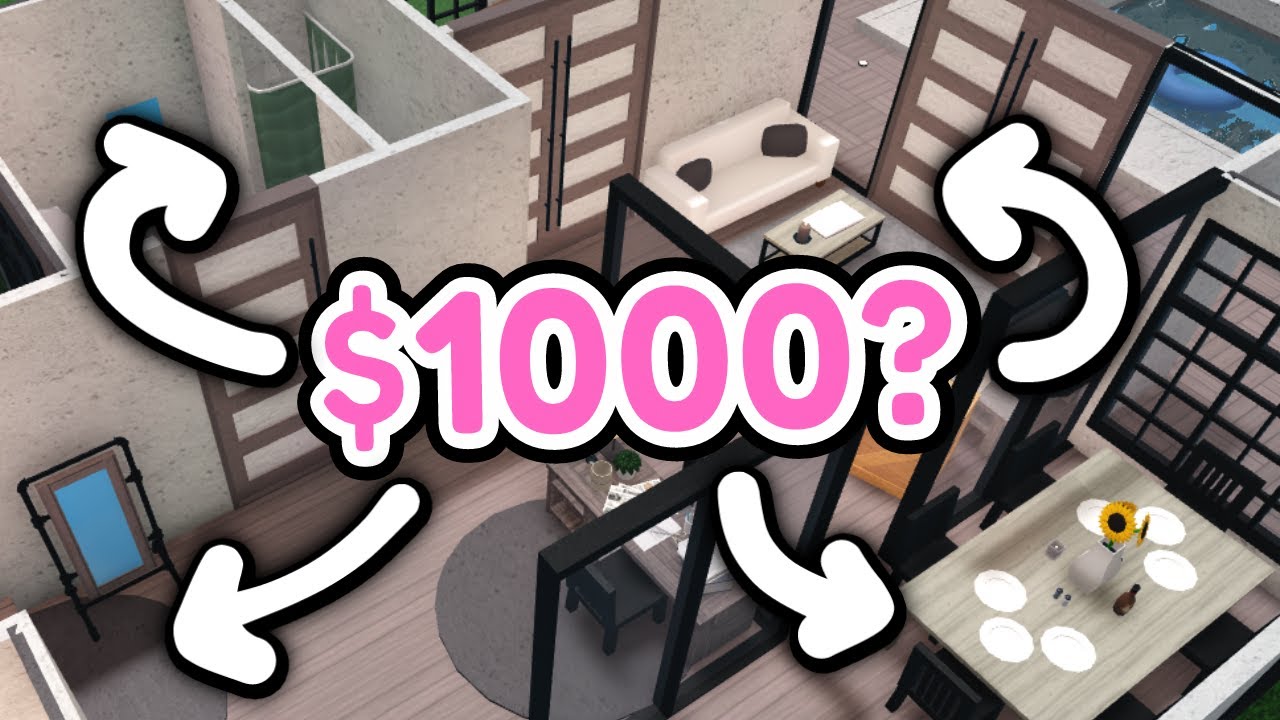Building in Bloxburg but Each Room Costs $1K
