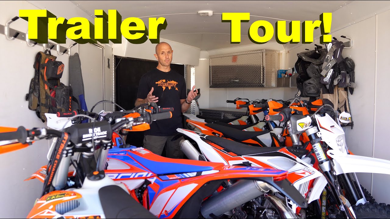 Trailer Tour!!   I Love My Dirt Bike Trailer