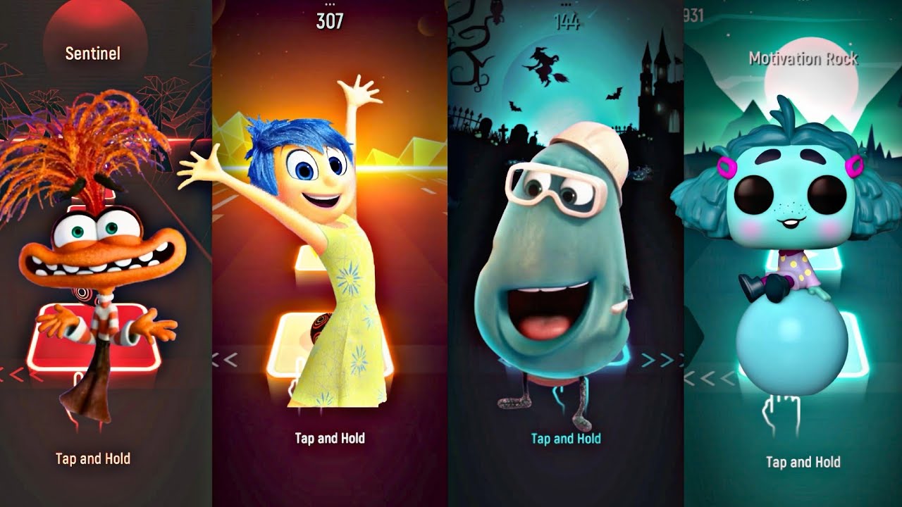 Inside Out Anxiety, Joy, Forgetter Bobby, Envy Gummy Bear meme song