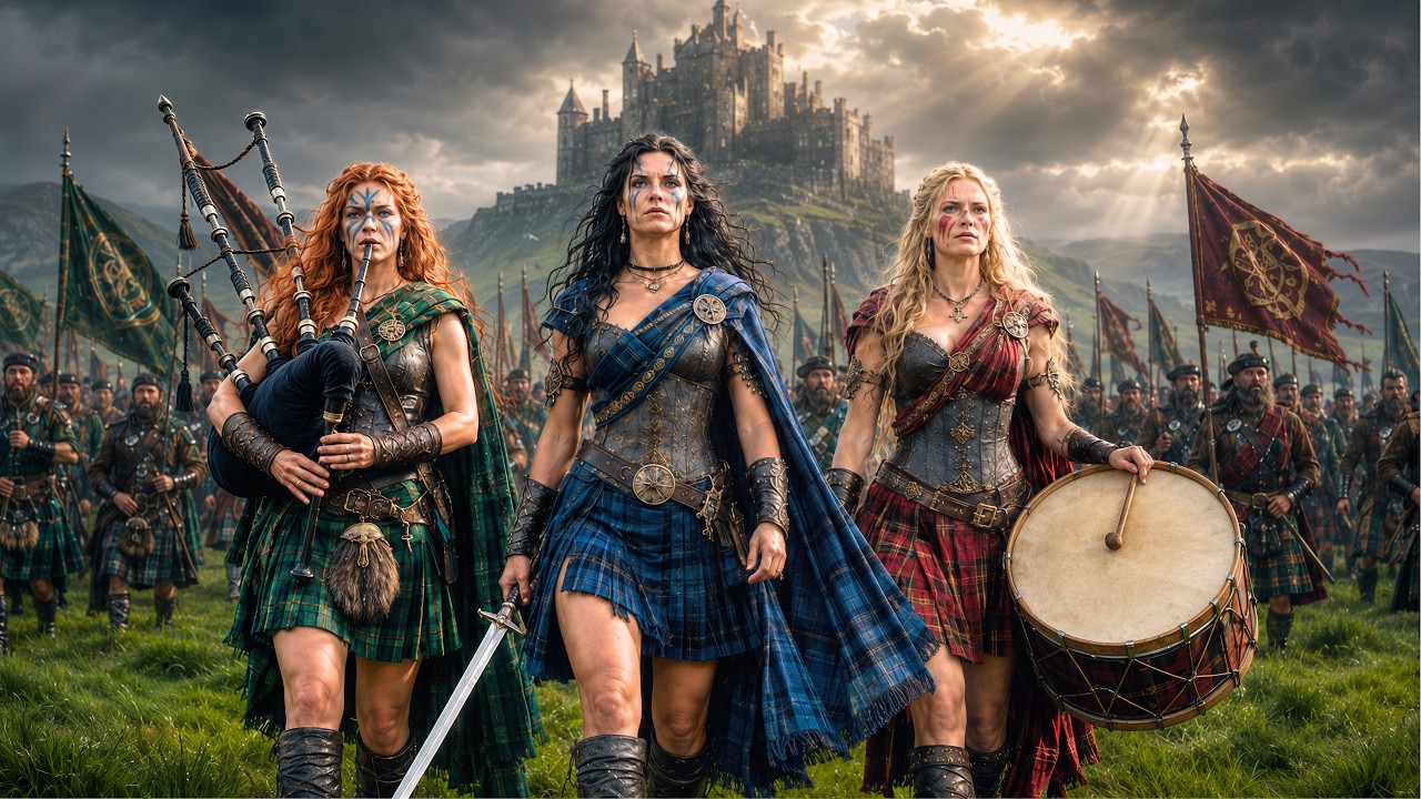 Epic Scottish Bagpipes & War Drums | March of the Three Warrior Clans