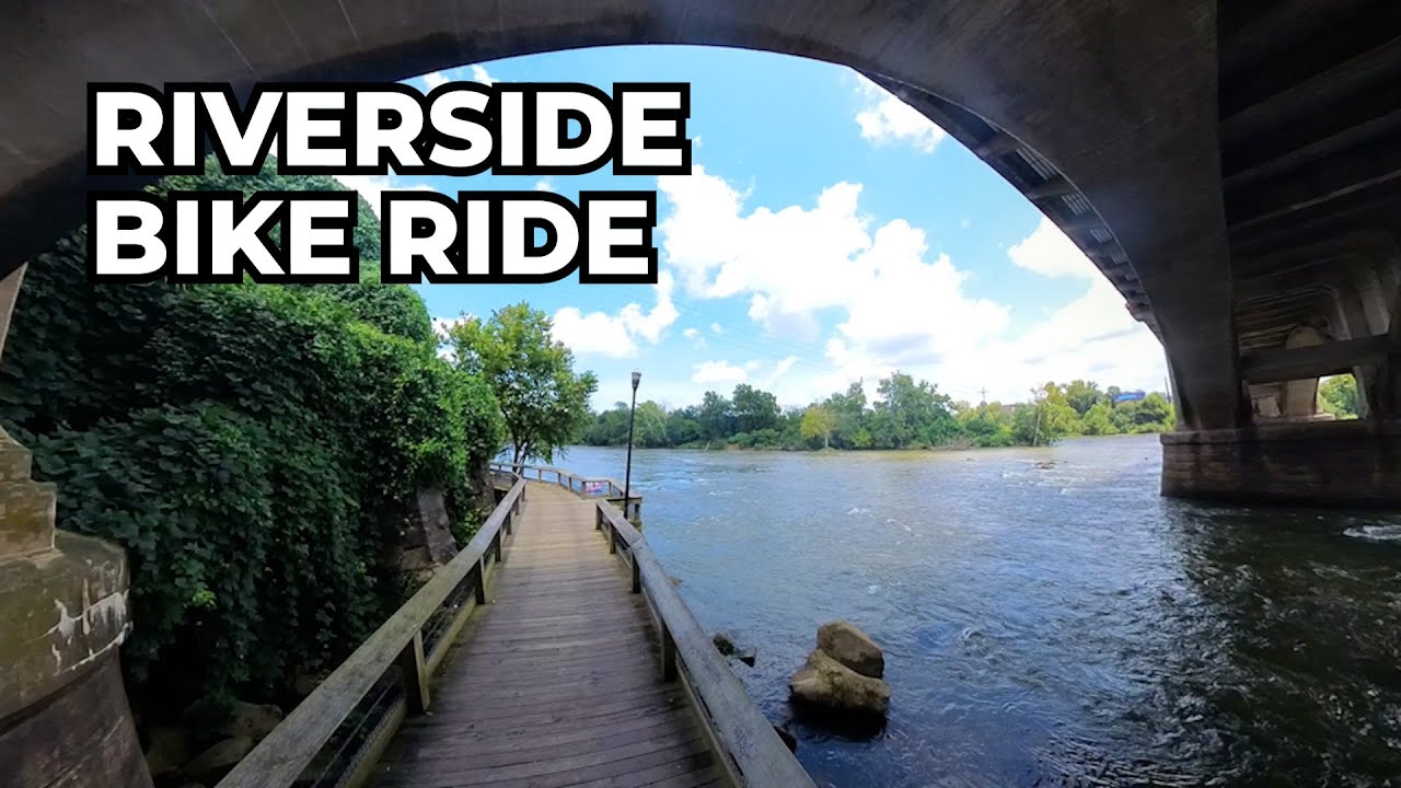 Biking the West Columbia Riverwalk in South Carolina
