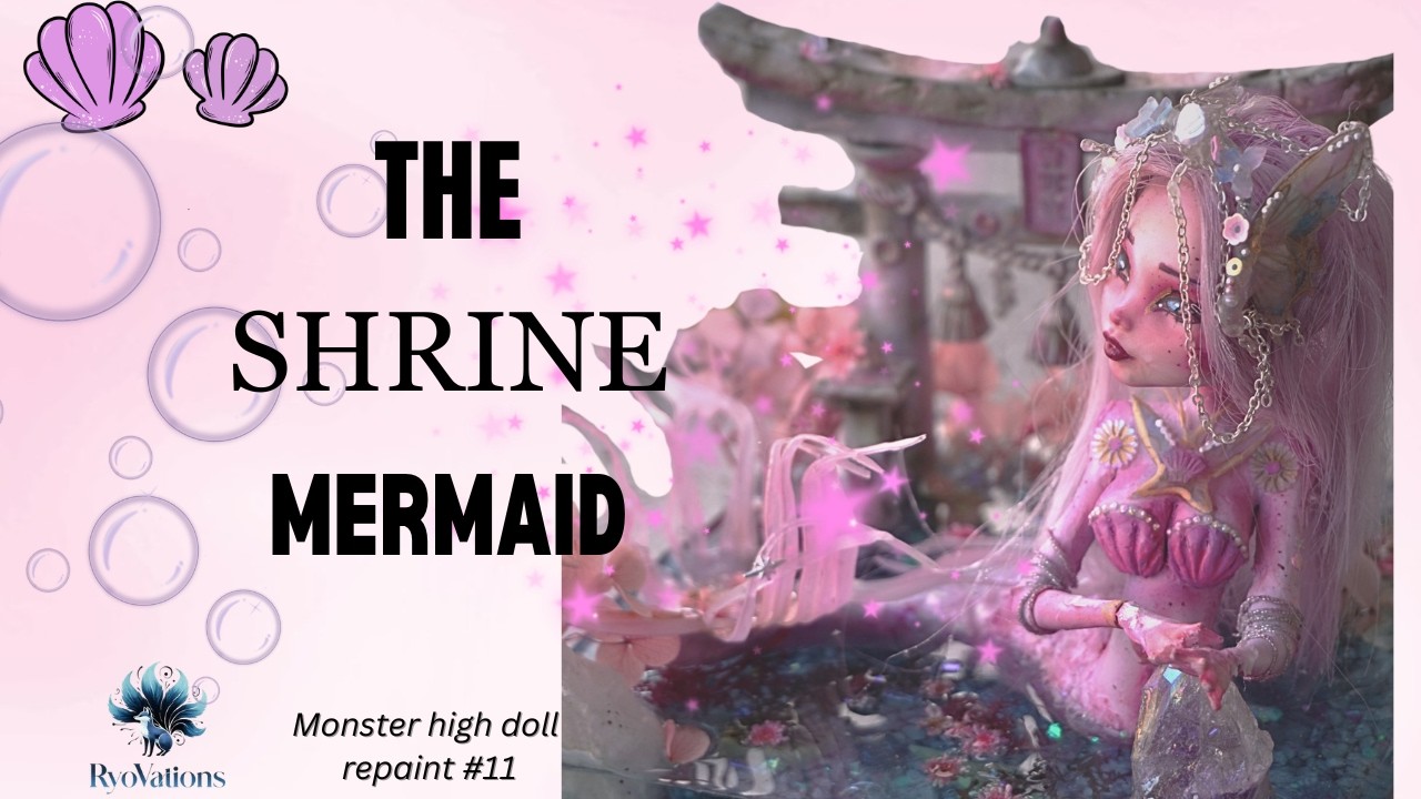 The Shrine Mermaid - OOAK Monster high doll repaint