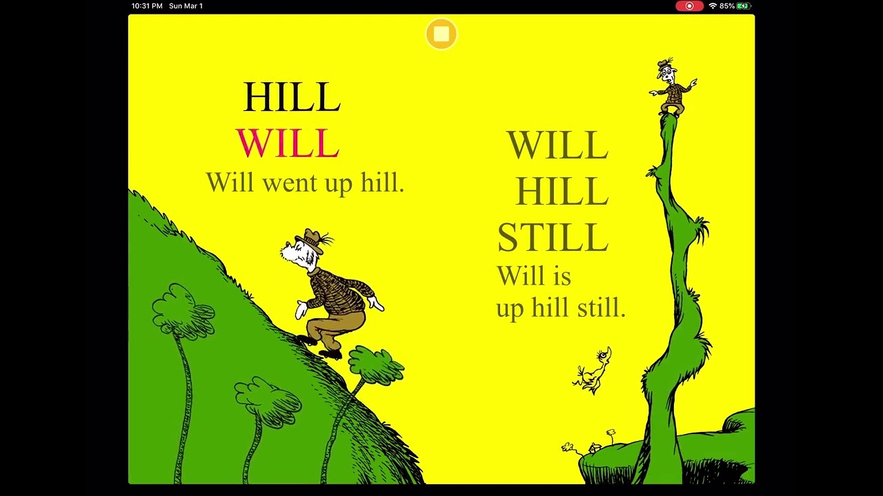 Dr Seuss  Hop on Pop Story Book for kids-Read Aloud Out Loud