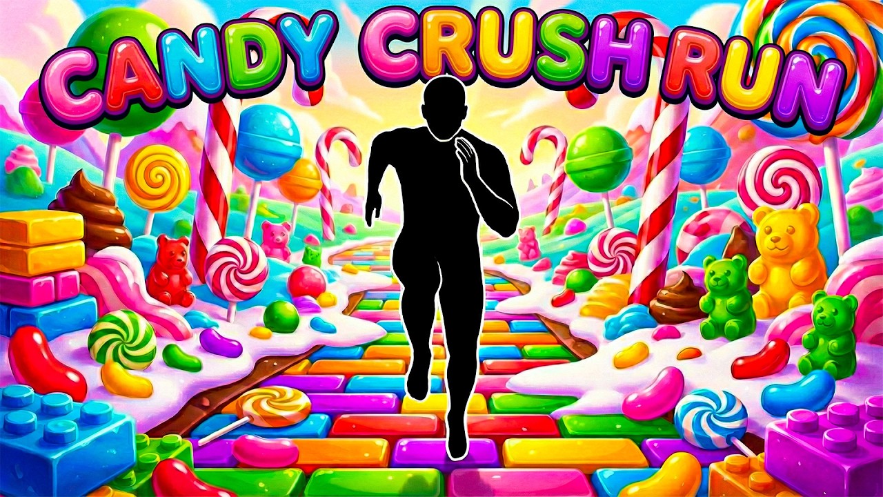 CANDY CRUSH Immersive Interactive Warm Up | Escape from the lava | Viral Interactive Game