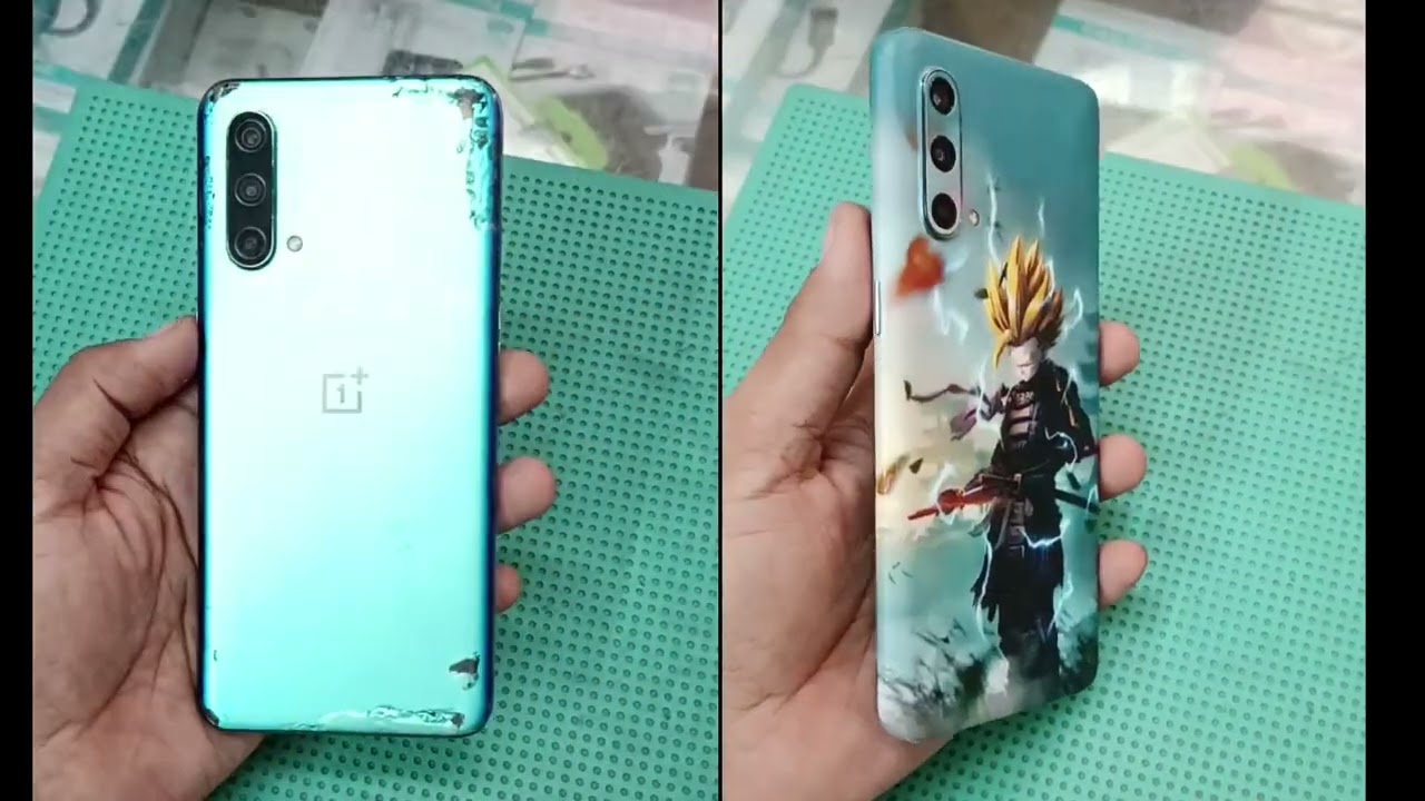 Oneplus Mobile Transformation 😱😱 | New Mobile Skin | Mobile Lamination #shorts #lamination 