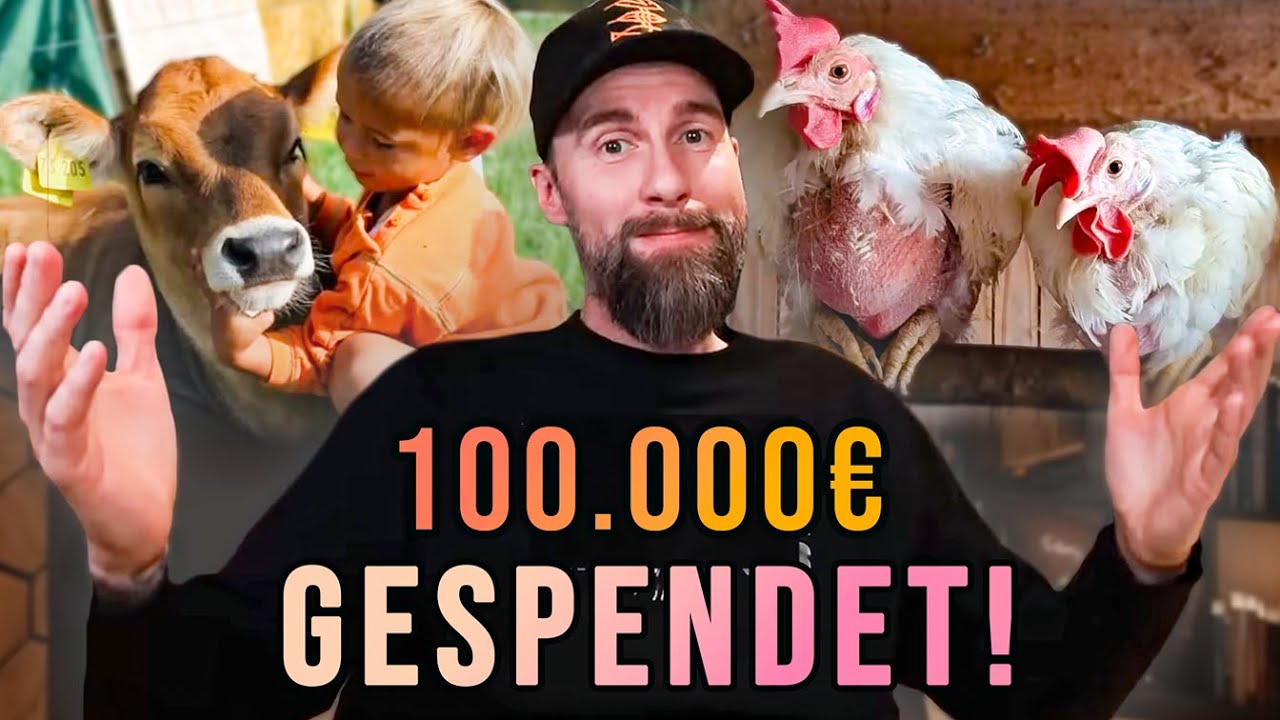 100.000 € Spende an den Nutztierschutz – diese Organisationen haben gewonnen! | Robert Marc Lehmann