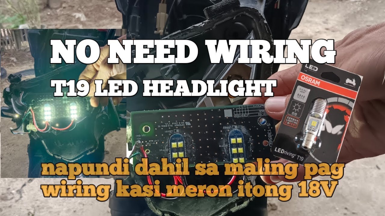 Led Replacement headlight for Raider 150 fi | Napundi ang high beam ng R150fi