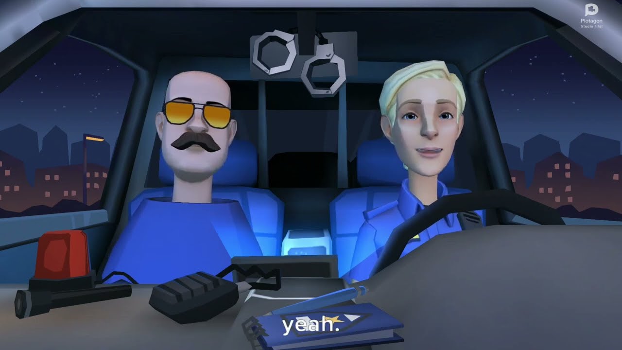 Fat Caillou becomes a police officer