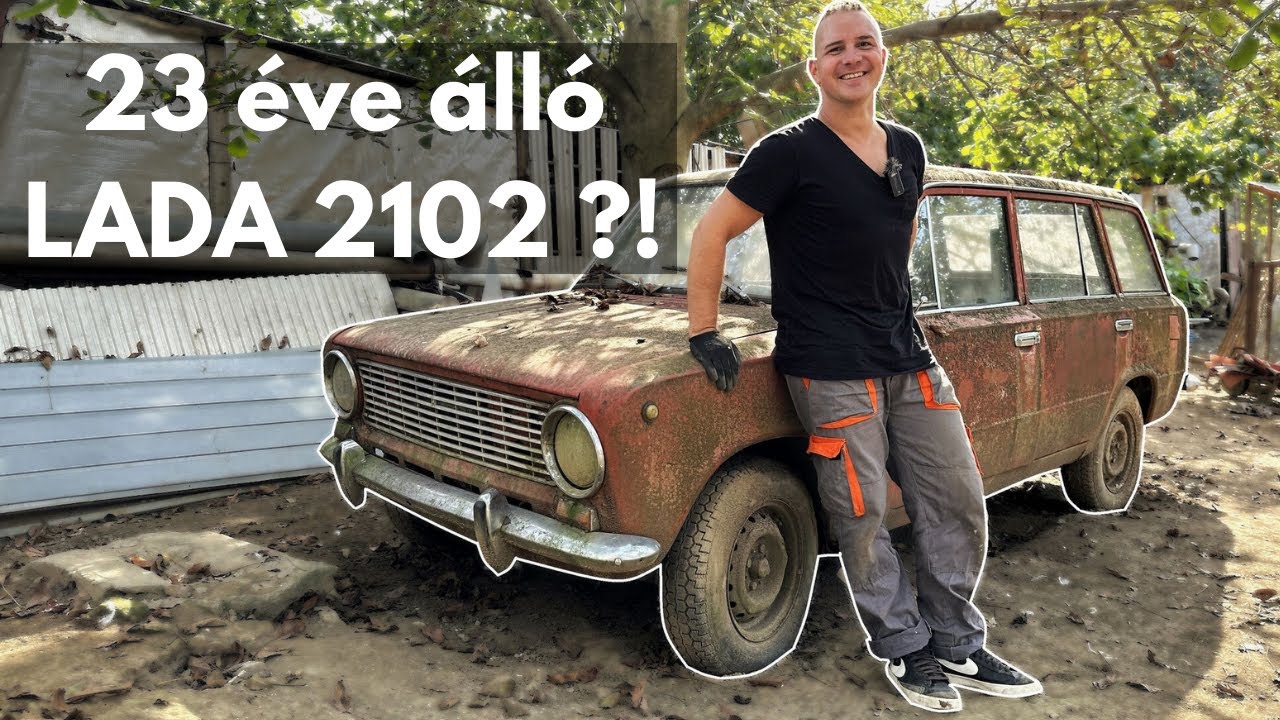 23 éve álló LADA 2102 kiszabadítása