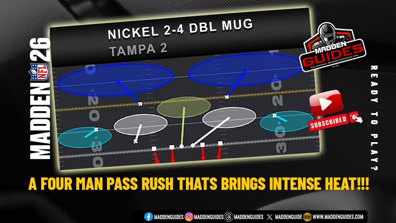 Nickel 2-4 Dbl Mug - Tampa 2: Madden NFL 26 Defensive Tips & Game
