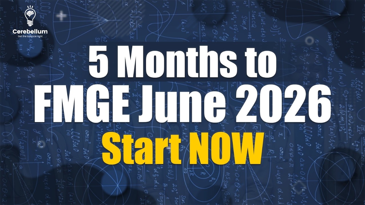How to Cover FMGE June 2026 Syllabus in 5 Months | Explained Full Strategy