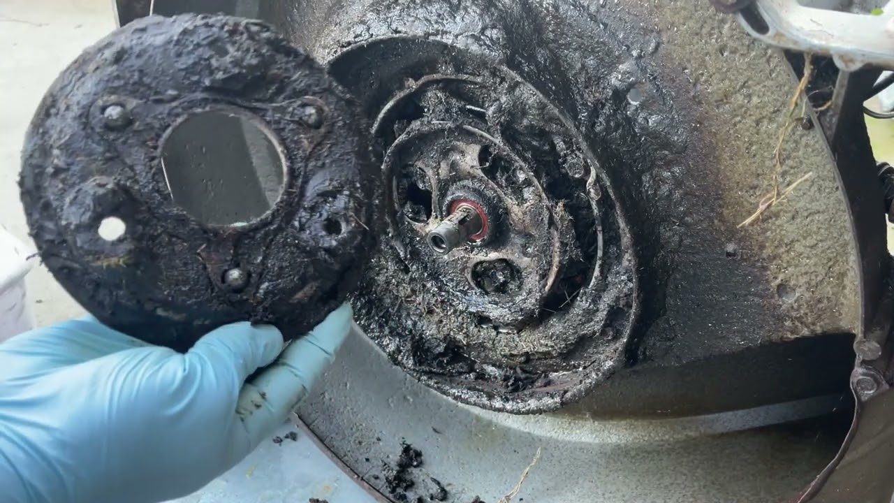 Honda Mower Blade Clutch and Engine Removal