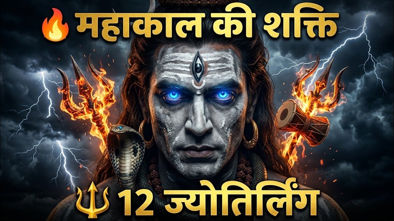 सुनते ही शरीर में बिजली दौड़ जाएगी ⚡ महाकाल 12 ज्योतिर्लिंग भजन | Powerful Shiv Bhajan