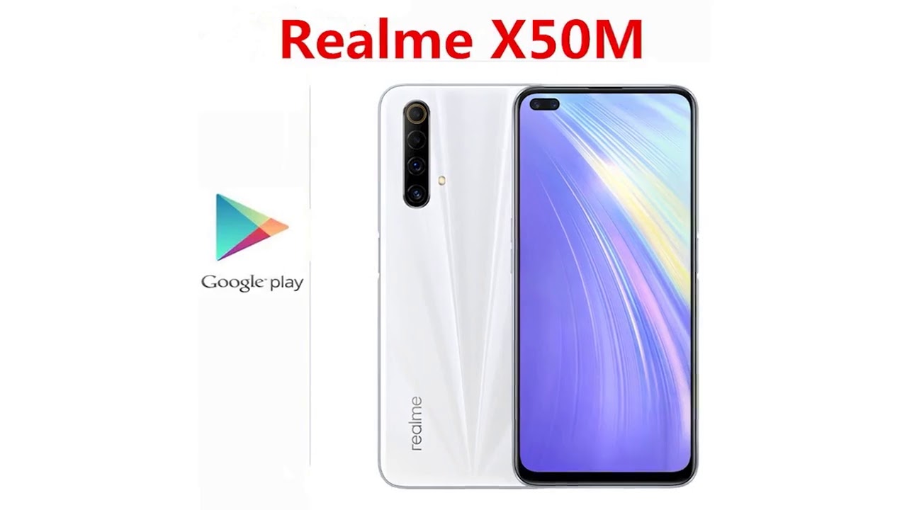 Оригинальный Realme X50M 5G мобильный телефон 480MP + 80MP + 20MP