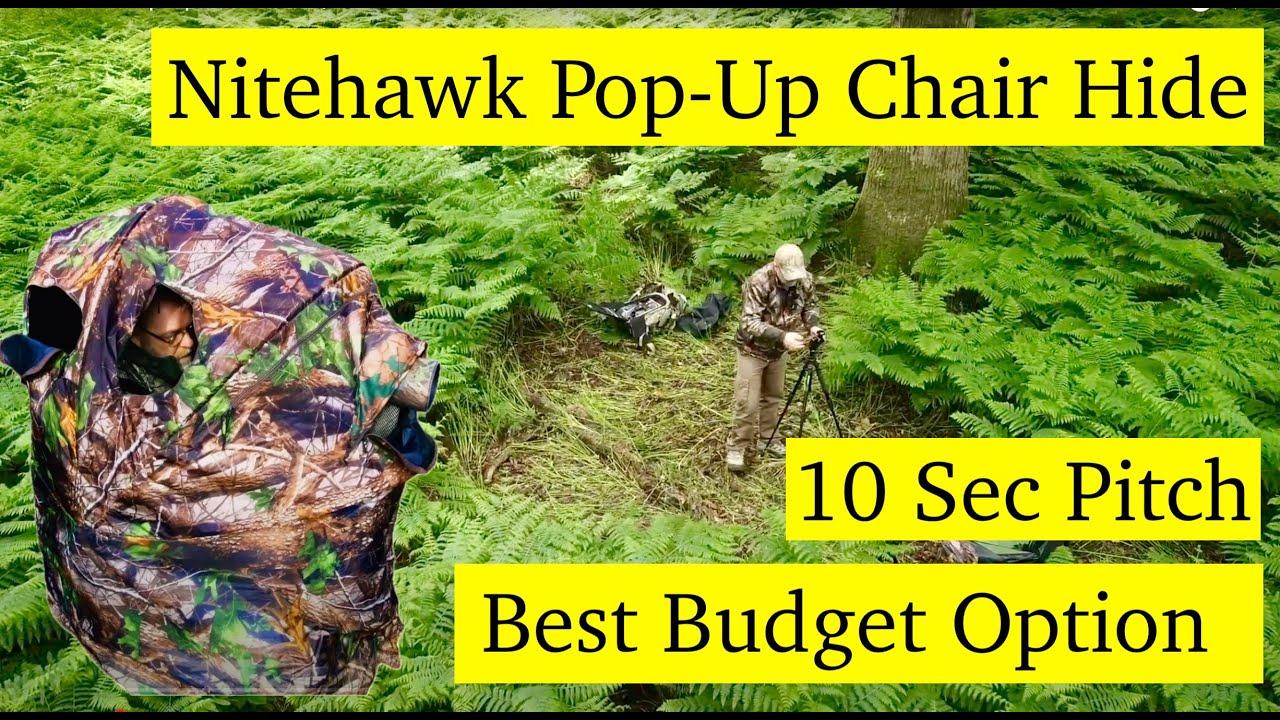 Обзор складного кресла-укрытия Nitehawk Pop-up Chair Hide | Лучшее бюджетное решение для укрытия,...