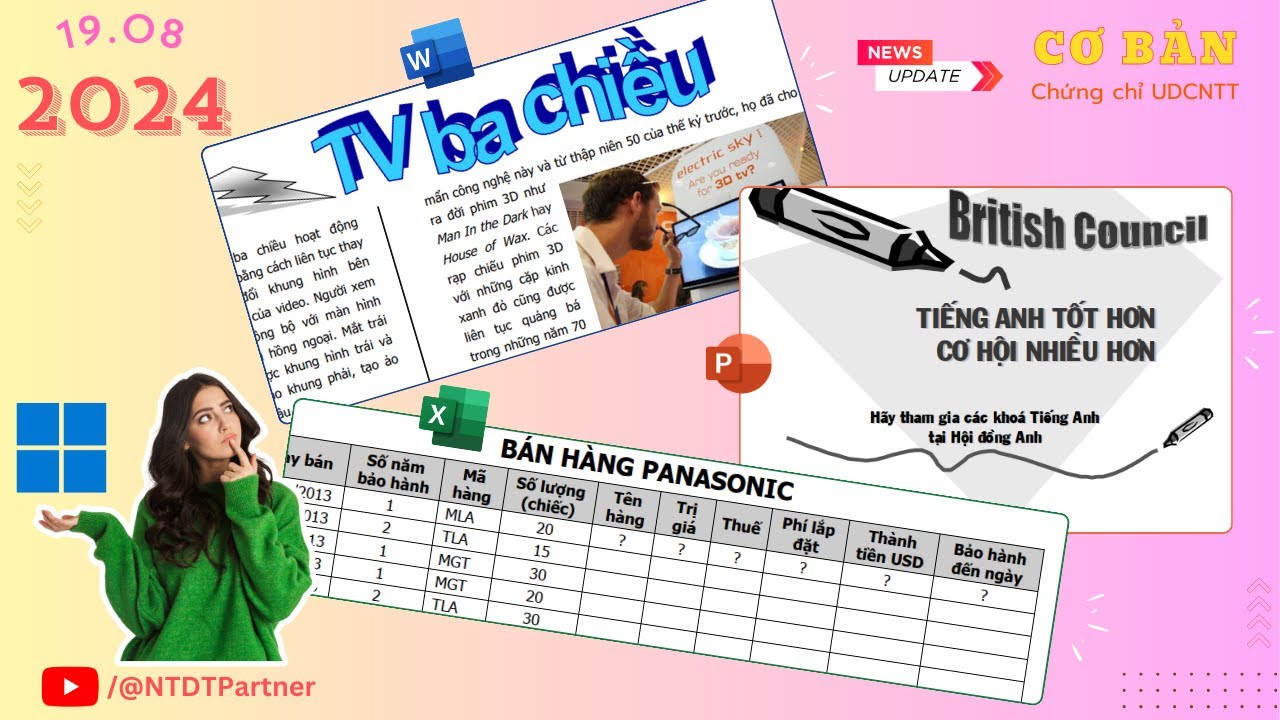 MỚI | Cơ bản 19.08.2024 Đề 1 FULL | WordArt siêu khó, nhưng chỉ mất 15 giây | CC Ứng dụng CNTT