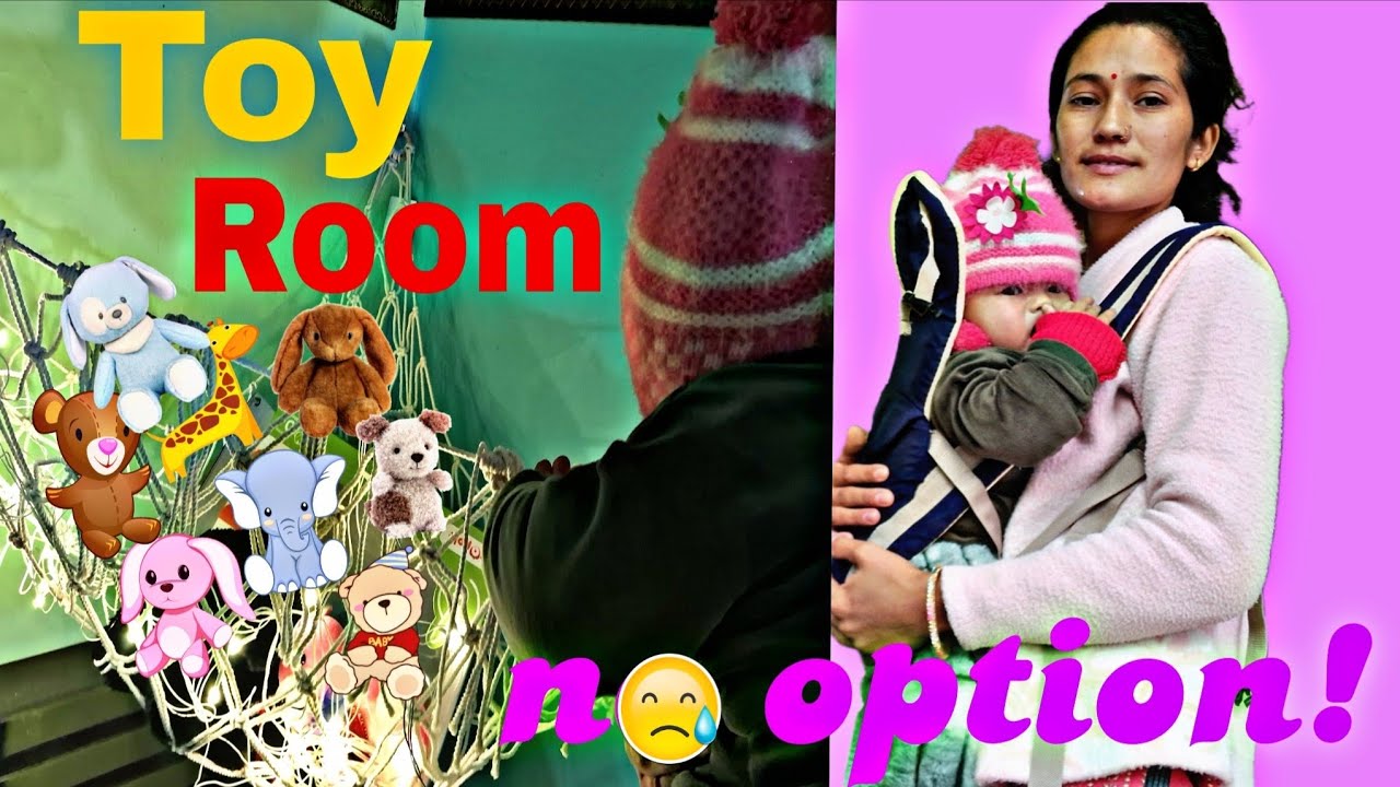 Sanchi ka toy room♥️|| mere paas eske alawa koi option nahi hai || Mom life||  chandni puspwan 