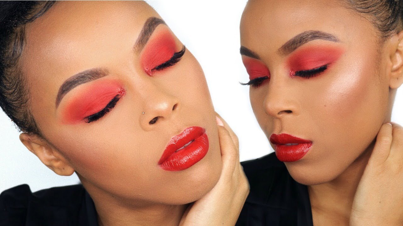 RED Monochromatic Makeup Tutorial | WatchCiWork
