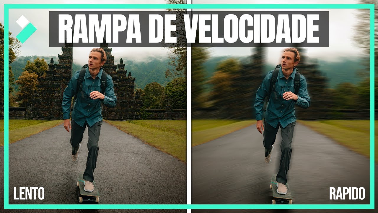 Como usar RAMPA DE VELOCIDADE no Filmora?  | Wondershare Filmora