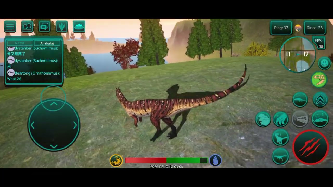 Dilo ile oynadım sonda öldüm #keşfet #games #game #dinosaur #thecursedisle 