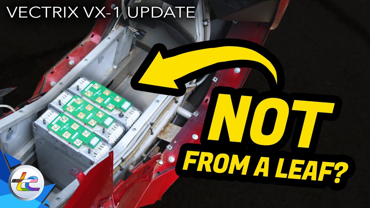 Our Vectrix VX-1 Has Nissan LEAF Batteries That Have NEVER BEEN In A Nissan LEAF!