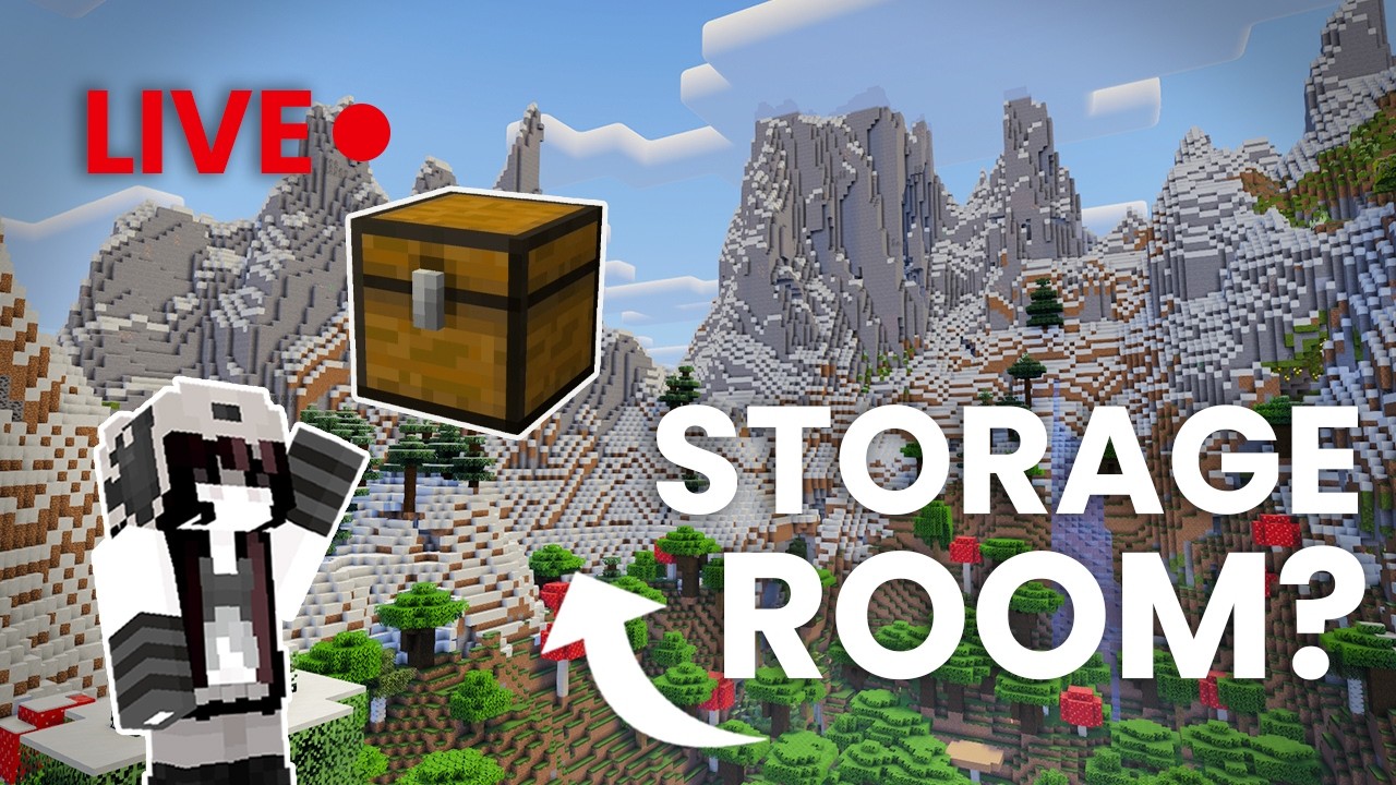 Making My Survival Storage Room Livestream