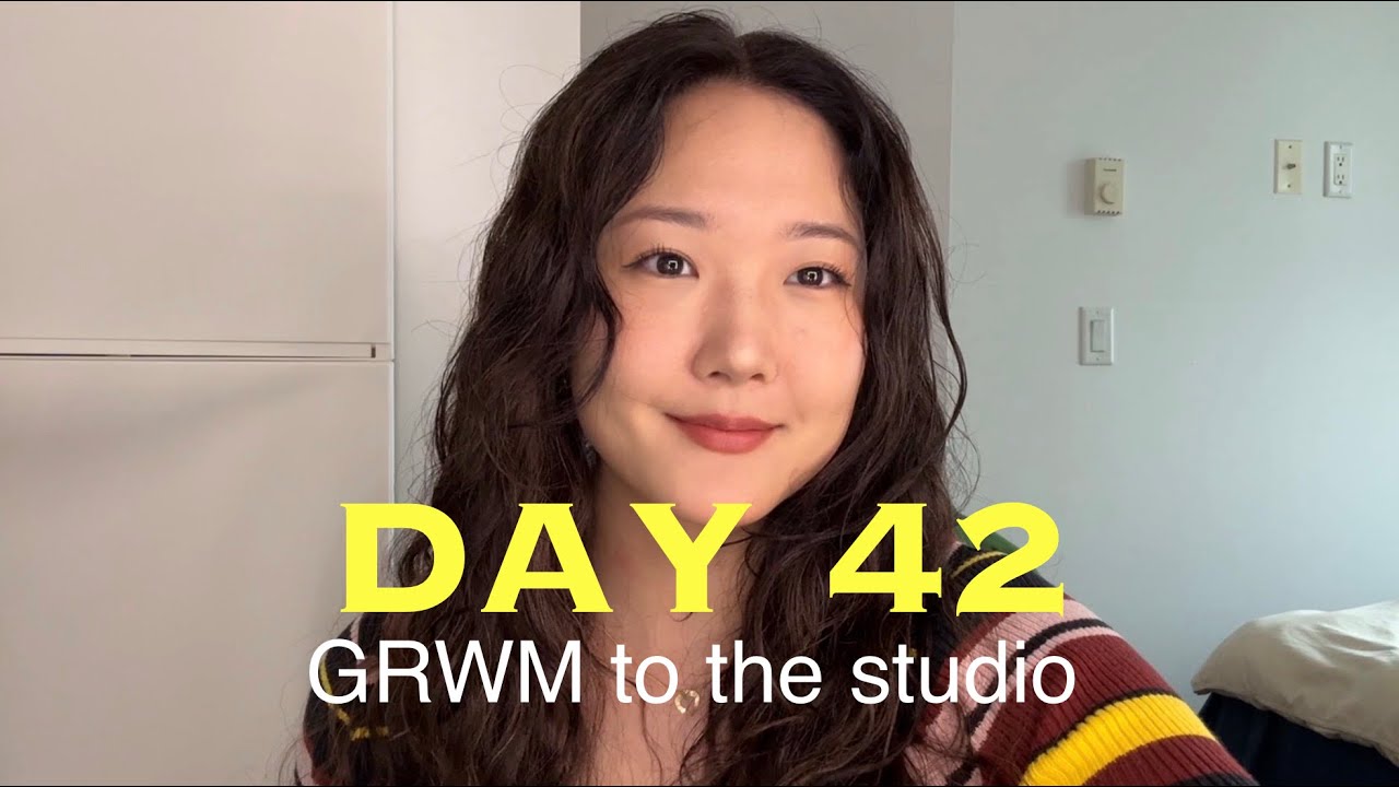 Day 42 of raw artist vlog: GRWM to the studio 