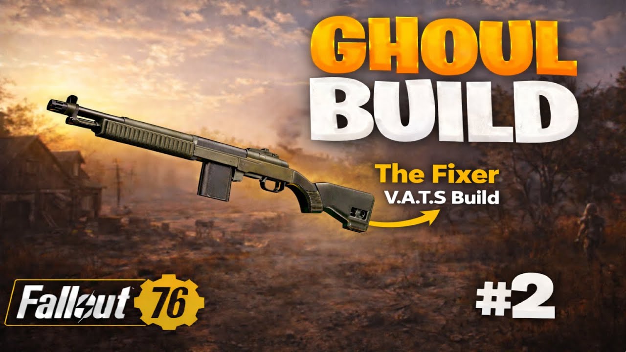The Fixer Infinite V.A.T.S. Build (Ghoul)  Daily Use / Raids - No Consumables | Fallout 76