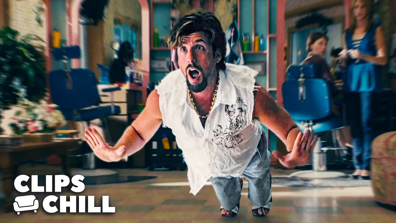 When Zohan Joins A Hair Salon | You Don't Mess with the Zohan (Adam Sandler)
