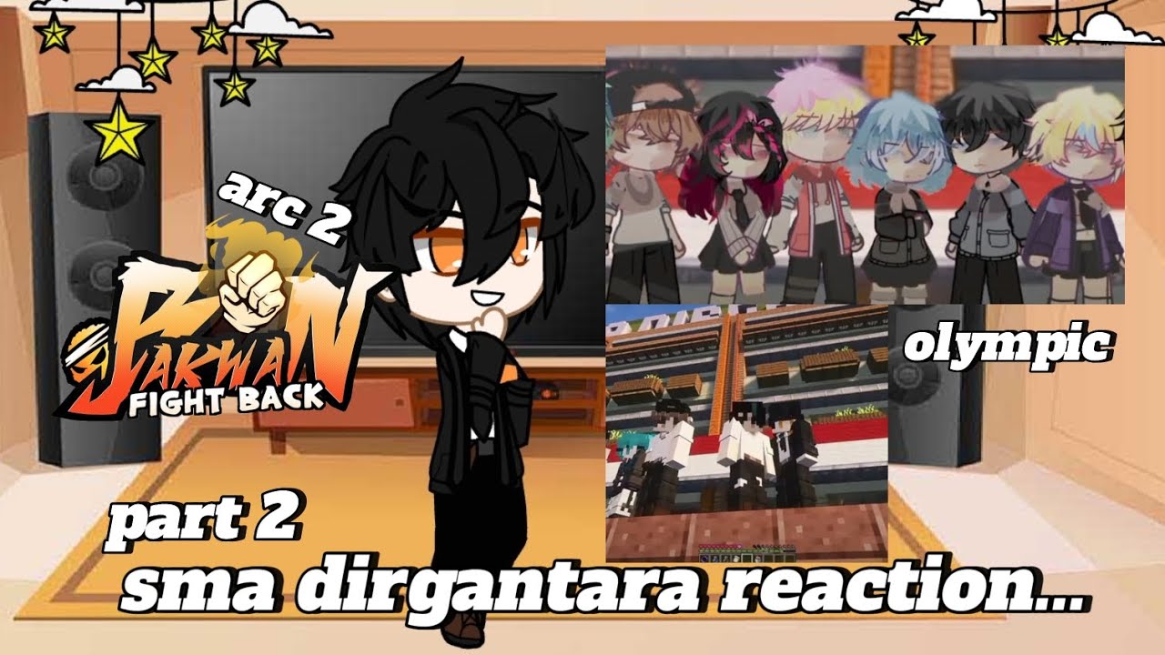 Part2: SMA dirgantara reaction.... (Bakwan fight back) [arc 2] #fypシ #bfb #reactionvideo 