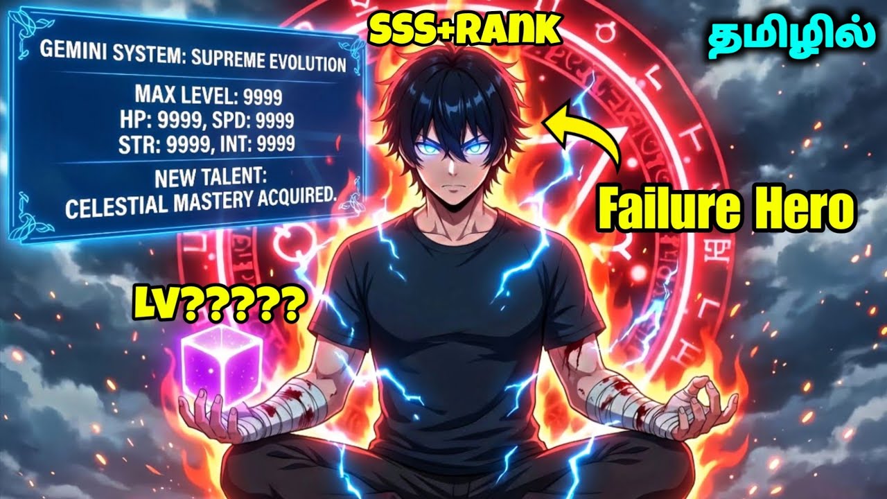 Failure Hero Accidentally Reincarnation to GOD Killing Hero ⚔️🌍 தமிழில் | Anime tamil Explanation 