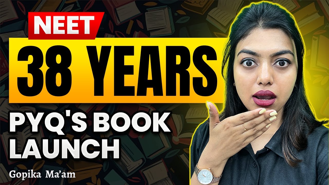 A New Approach to NEET Prep! 🚀 38 Years PYQ Book Launch | Gopika Mam