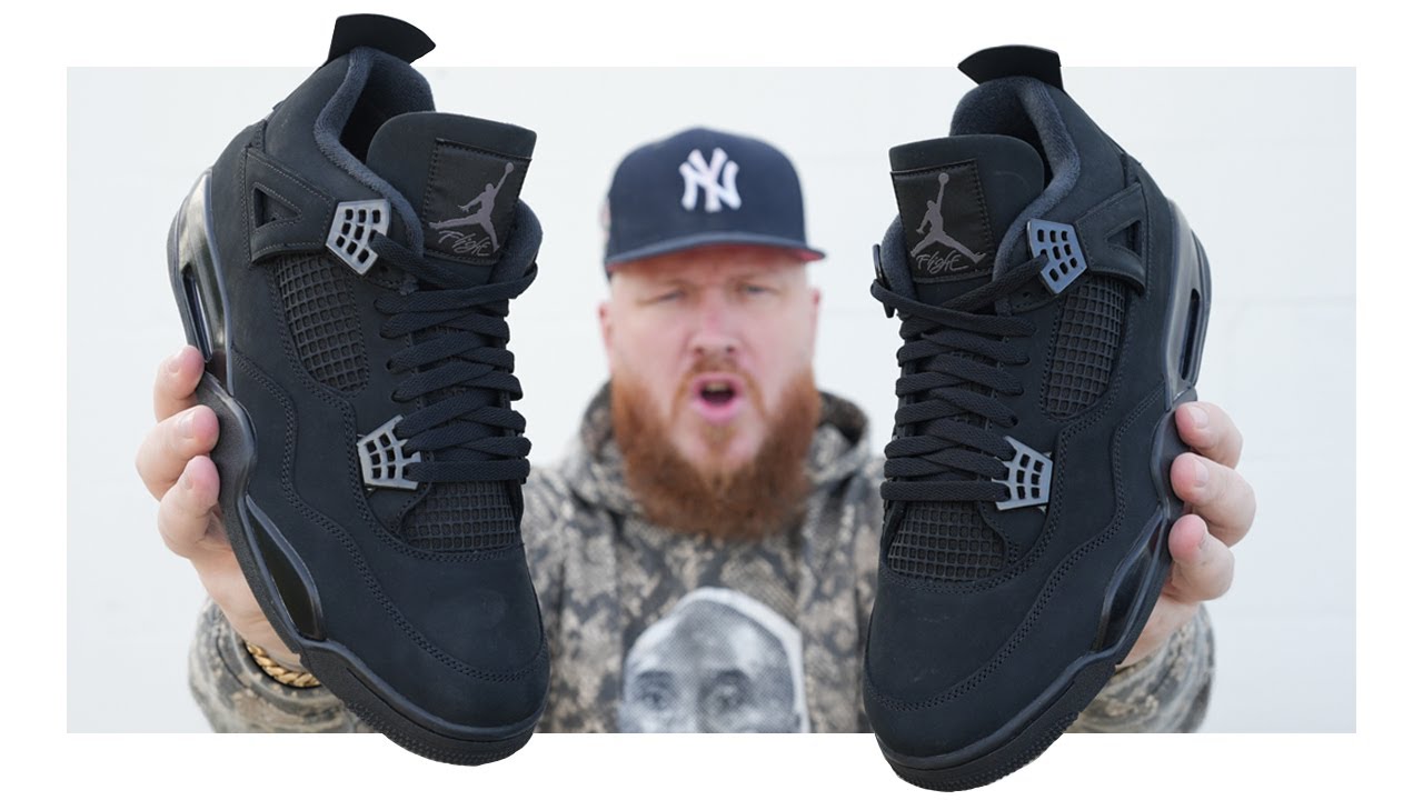 НАСКОЛЬКО ХОРОШИ КРОССОВКИ JORDAN 4 BLACK CAT?! (Ранний обзор In Hand & On Feet)