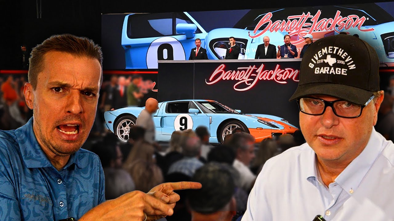 Рынок классических автомобилей рушится?! Аукцион Barrett-Jackson: открытие с Hoovie