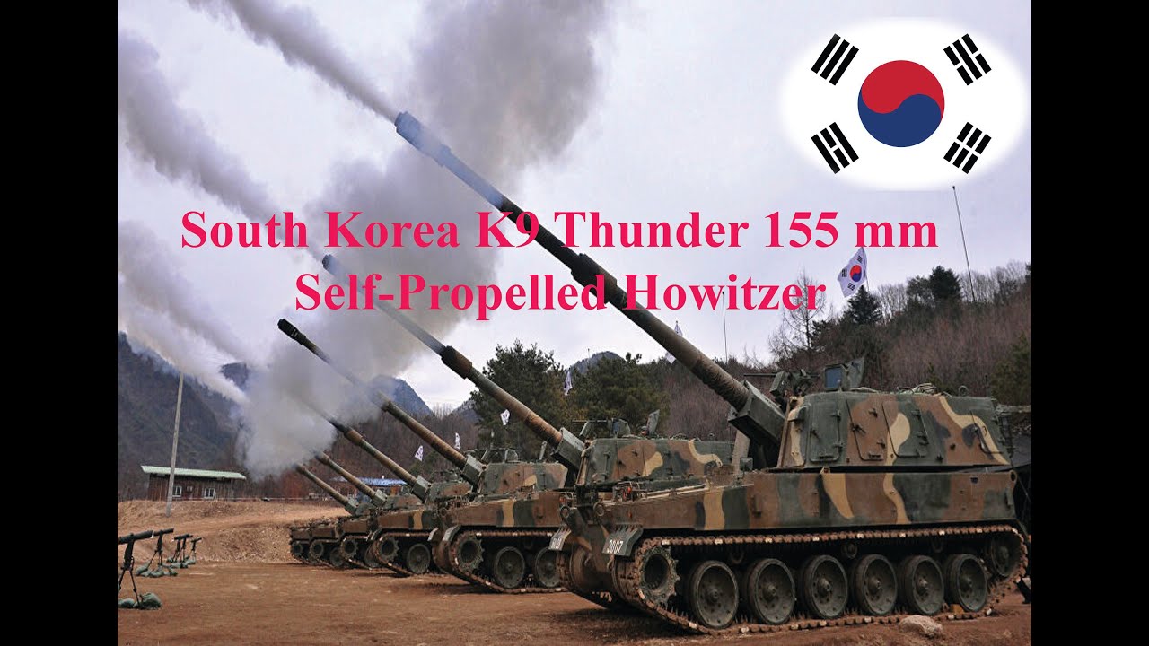 K9 Thunder 155 mm self propelled howitzer