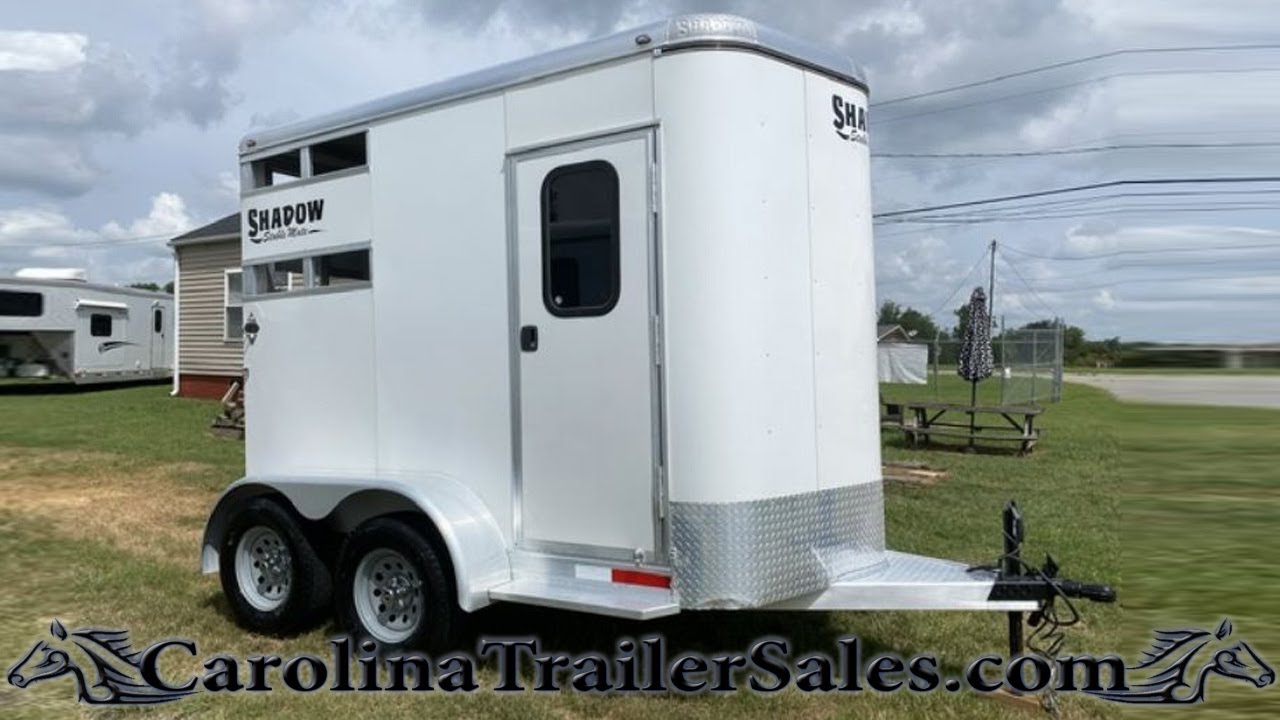 2017 Shadow ONE Horse Trailer, All Aluminum, Very Light and Handy! Model: 64106-SC-1SL-BP 🐎
