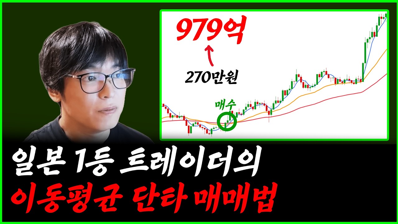 이동평균선으로 월 3억 버는 일본 1등 트레이더의 개쉬운 매매법