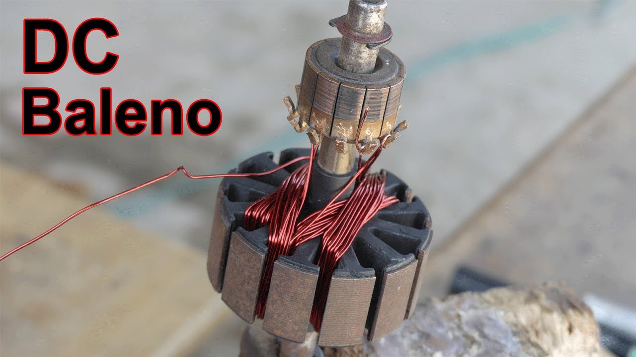 How to Rewind a Armature Silver to Copper of 12v DC Baleno Motor || 2020