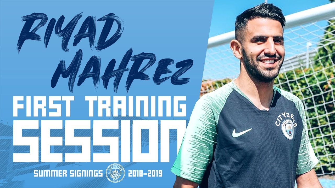 FLICKS AND FANCY FOOTWORK | Riyad Mahrez Trains at Man City