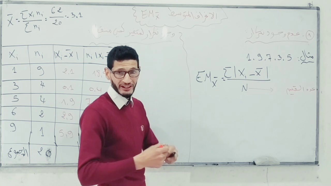 مقاييس التشتت * الدرس الثاني *