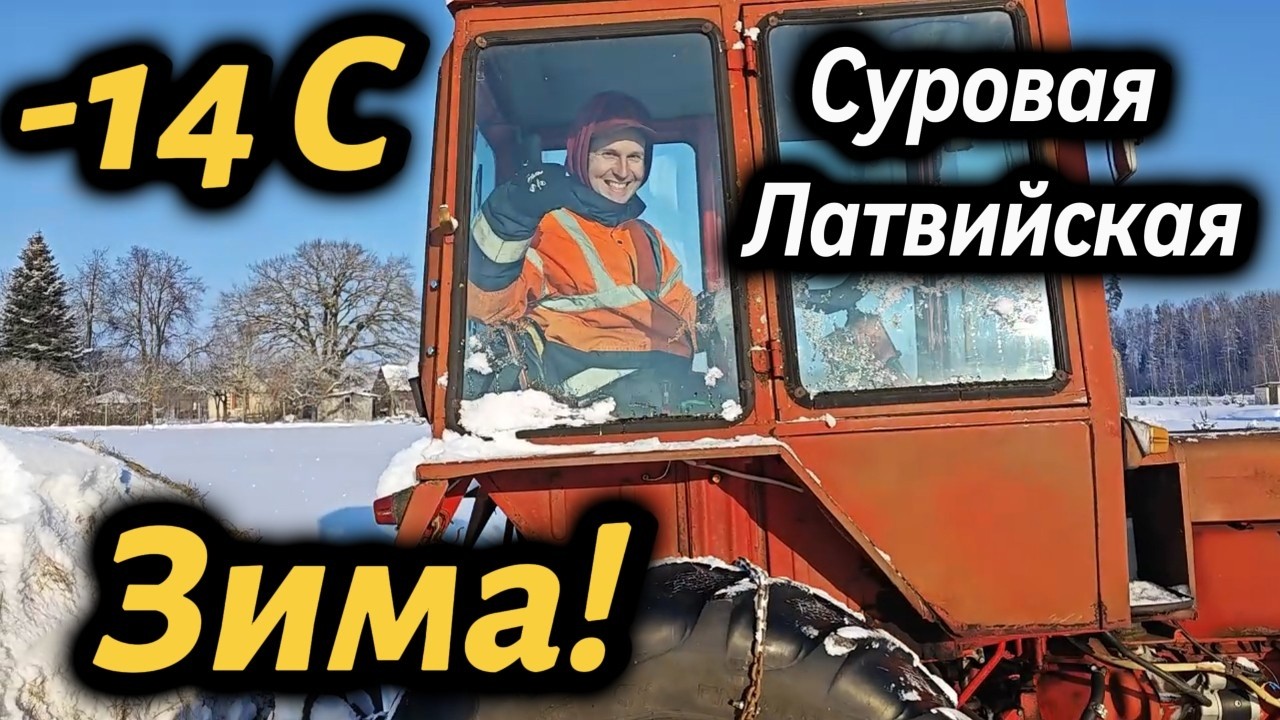 💯 Суровая Латвийская Зима  #влог