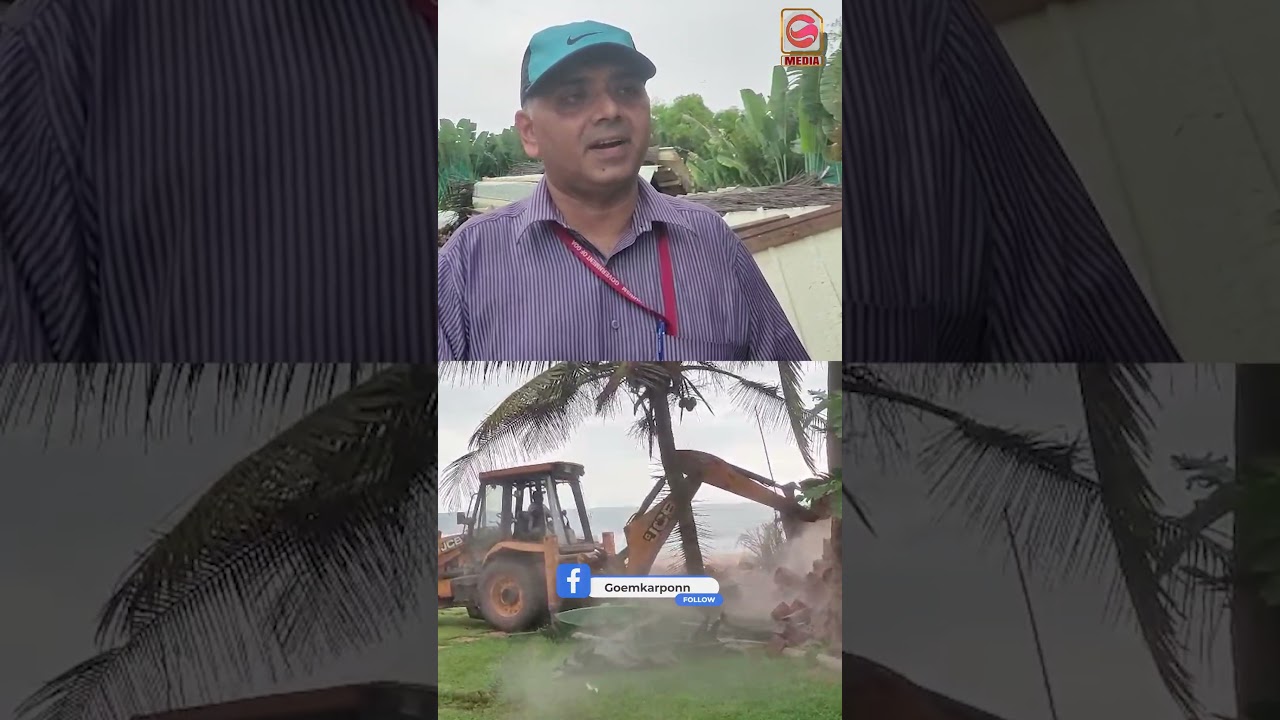 Calangute: 21 Illegal Structures Demolished in Khobravaddo Beach Drive